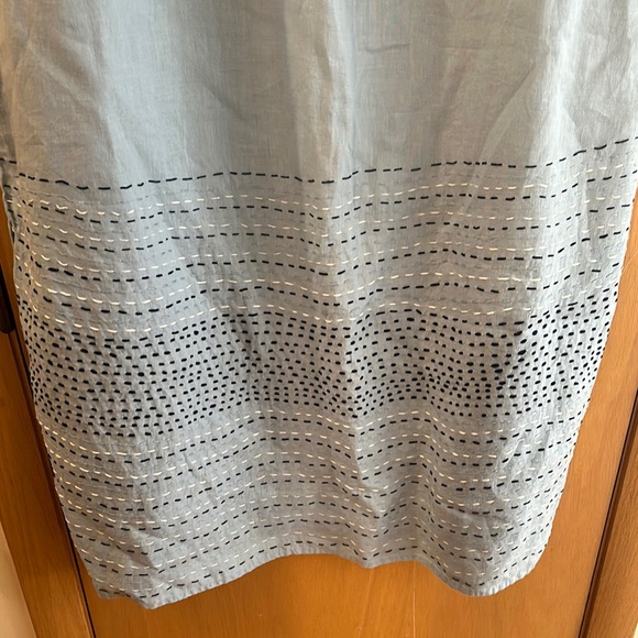 J. Jill Pure Jill Linen Women’s Sleeveless Maxi Dress Blue Size XL - Picture 3 of 9